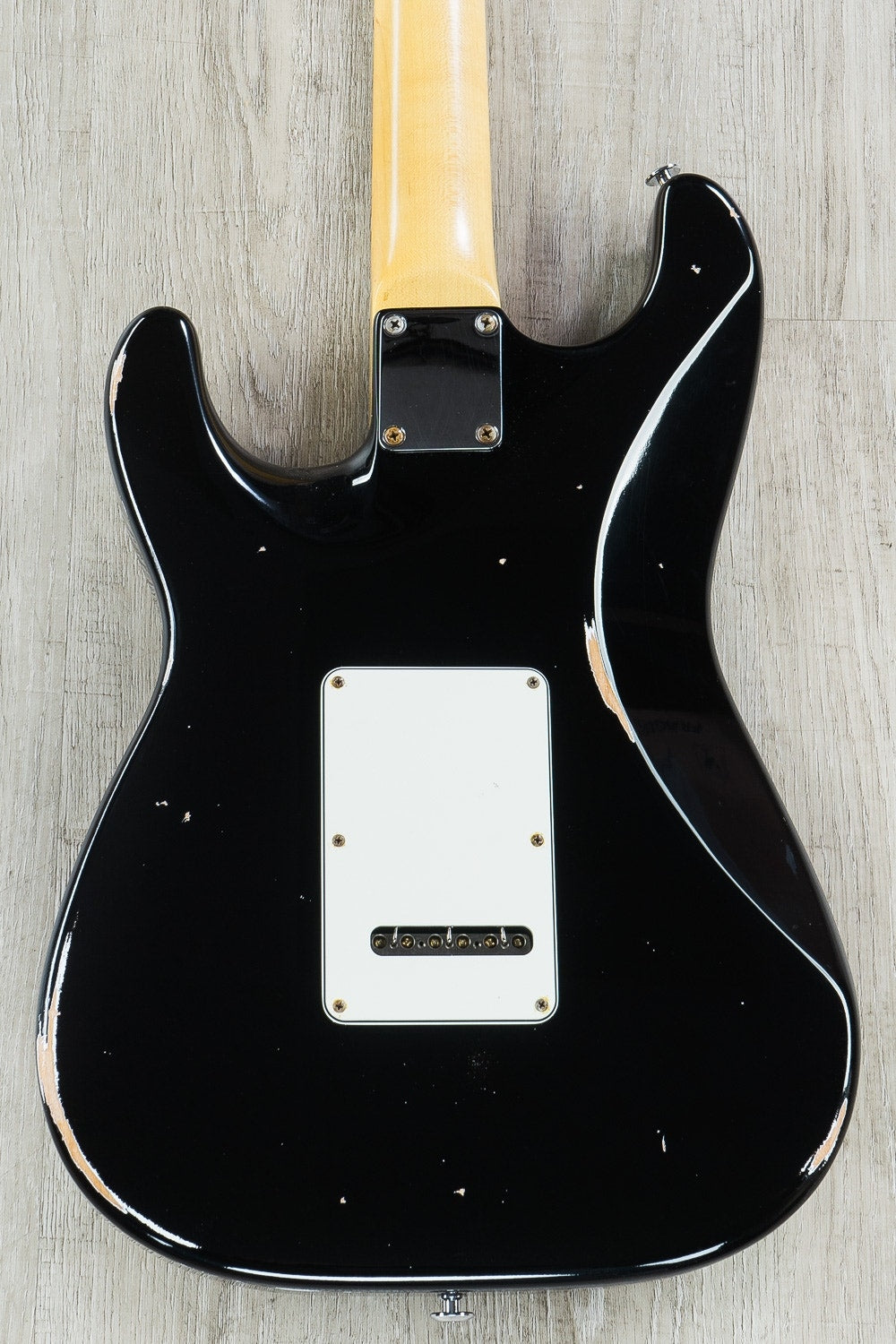 Suhr Classic Antique HSS Electric Guitar, Black, Tinted Maple Fretboard, SSCII Noise Reduction