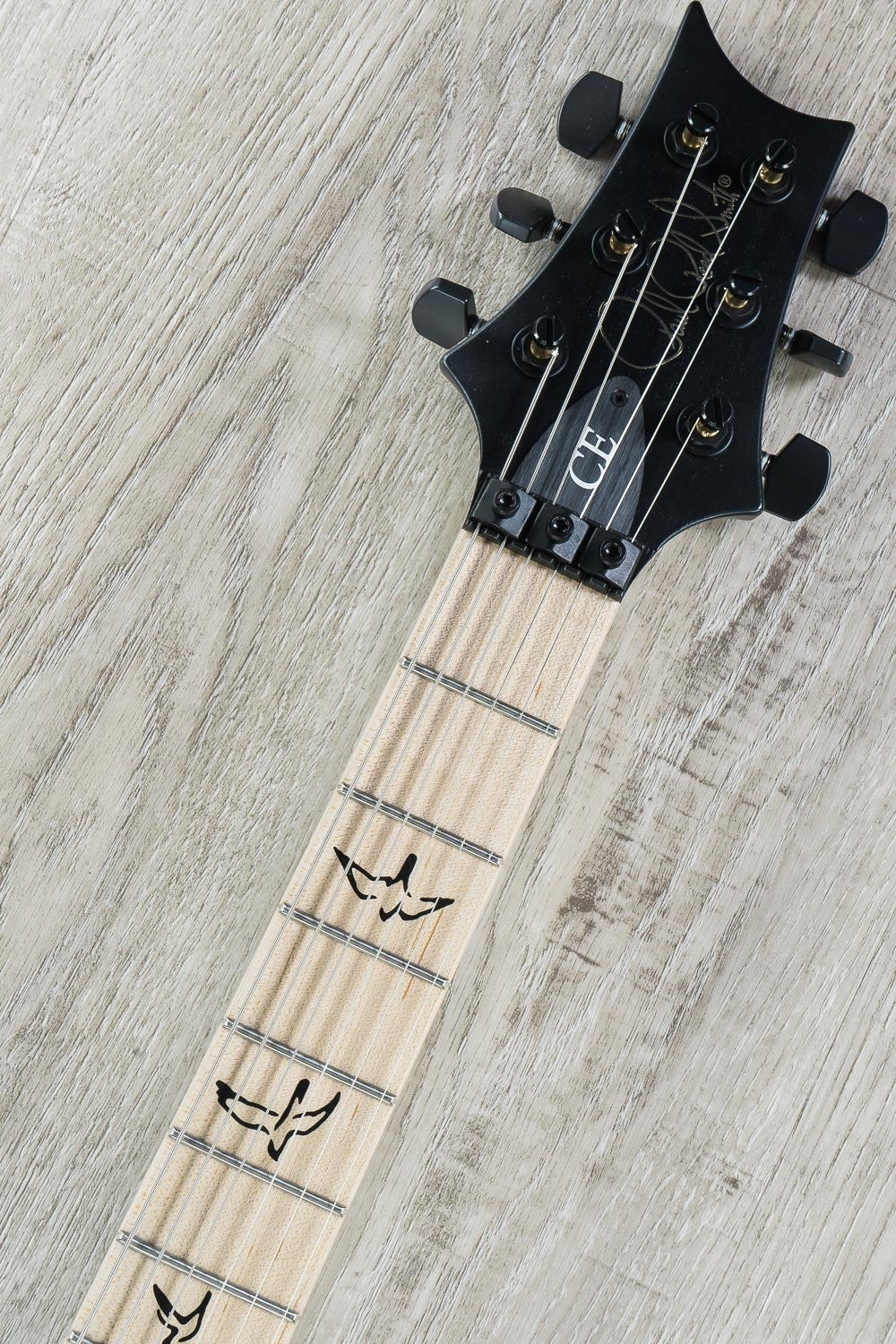 PRS Paul Reed Smith "Floyd" CE24 Limited Edition Dustie Waring Electric Guitar, Pattern Thin, Gig Bag -  Grey Black Satin