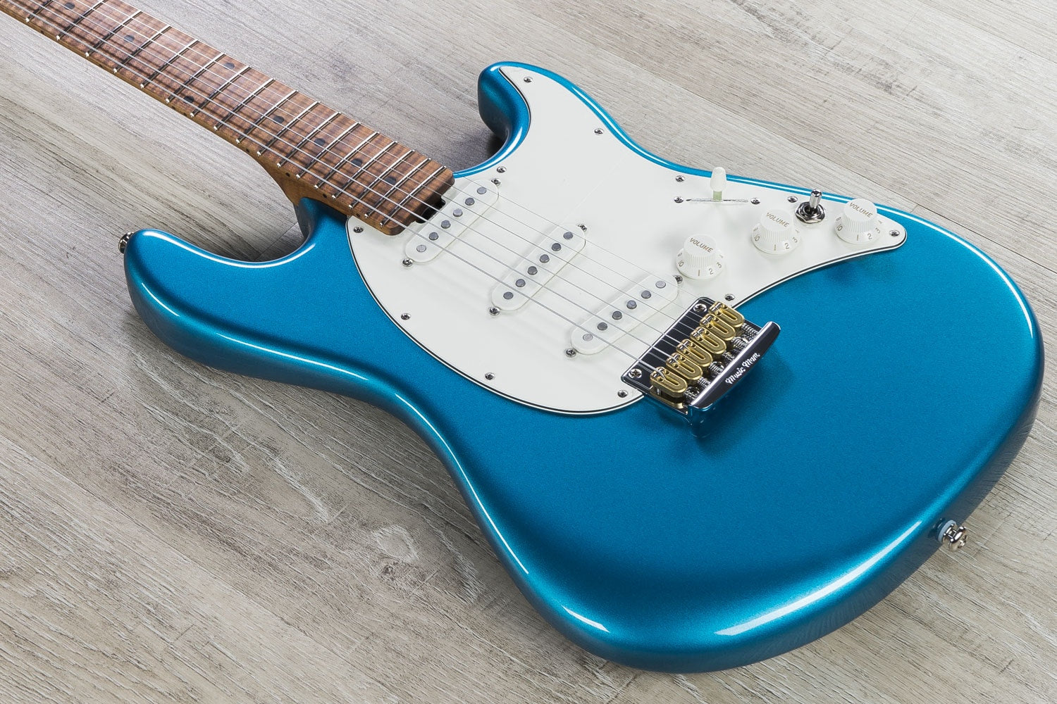 Ernie Ball Music Man Hunter Hayes Cutlass Electric Guitar, Tahoe Blue