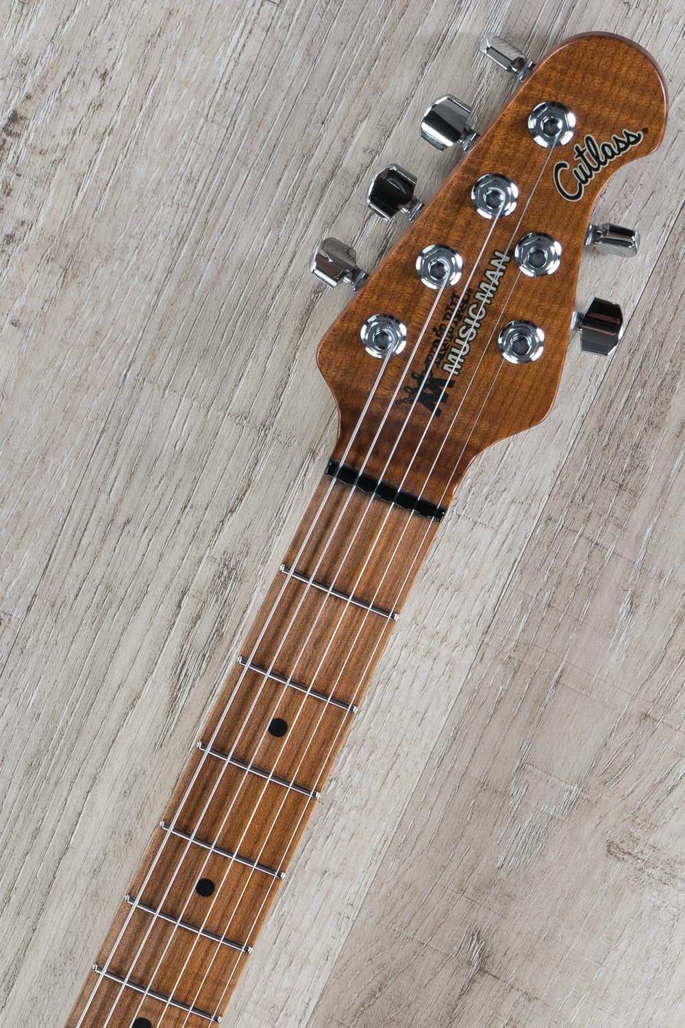 Ernie Ball Music Man Hunter Hayes Cutlass Electric Guitar, Tahoe Blue
