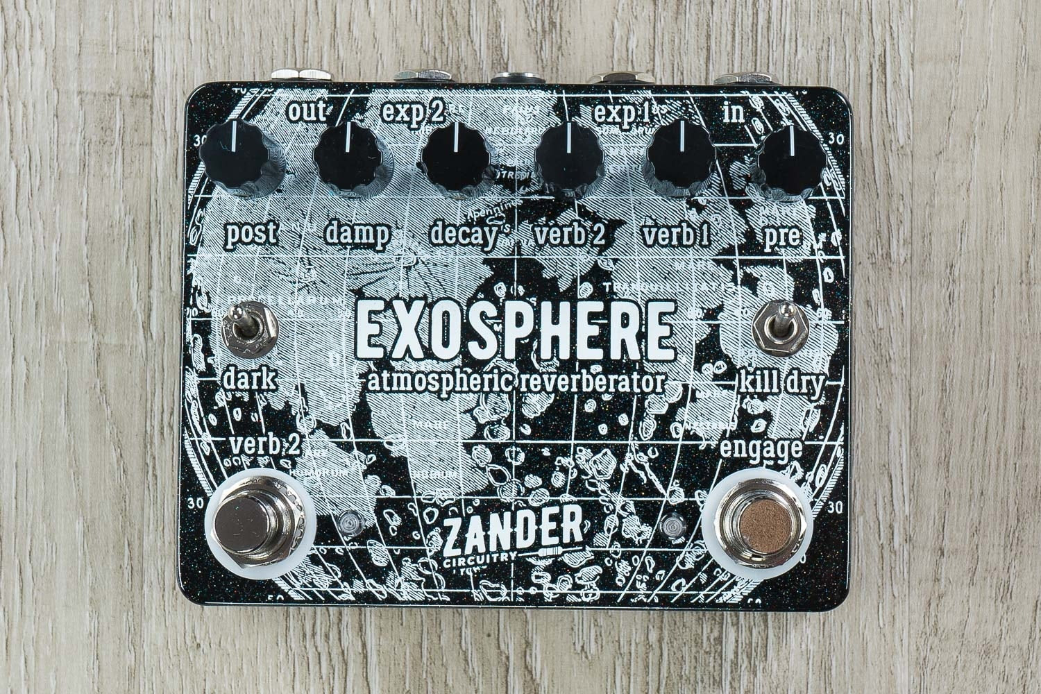 Zander Circuitry Exosphere Reverb Guitar Effects Pedal