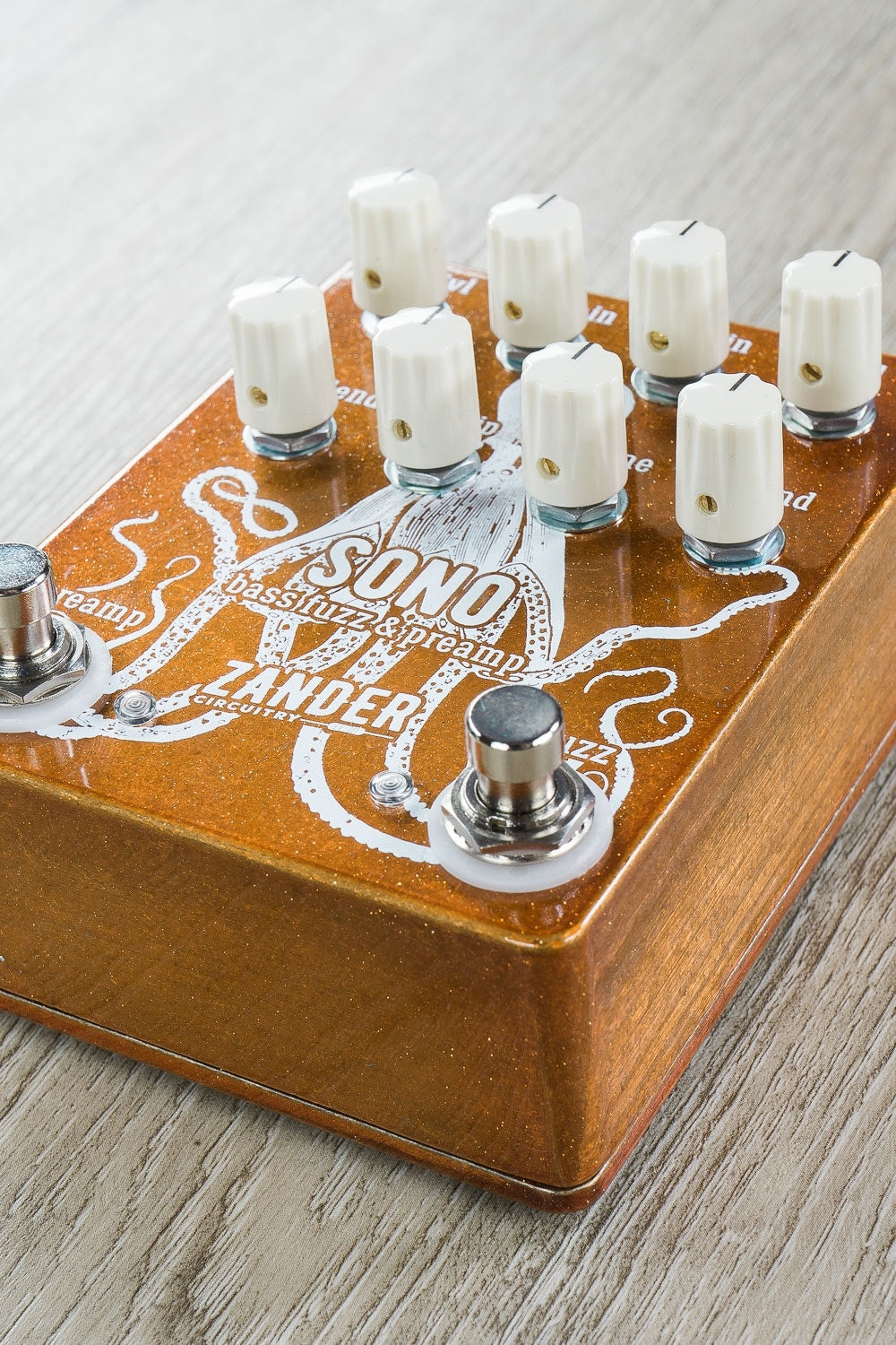Zander Circuitry Sono Bass Fuzz & Preamp Guitar Effects Pedal