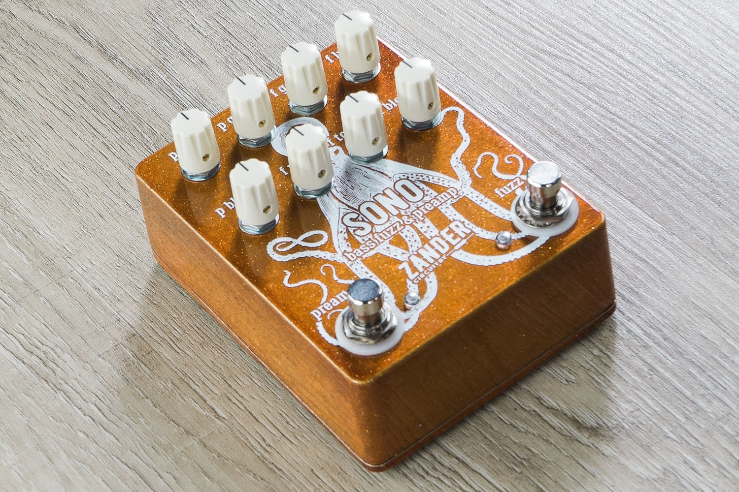 Zander Circuitry Sono Bass Fuzz & Preamp Guitar Effects Pedal