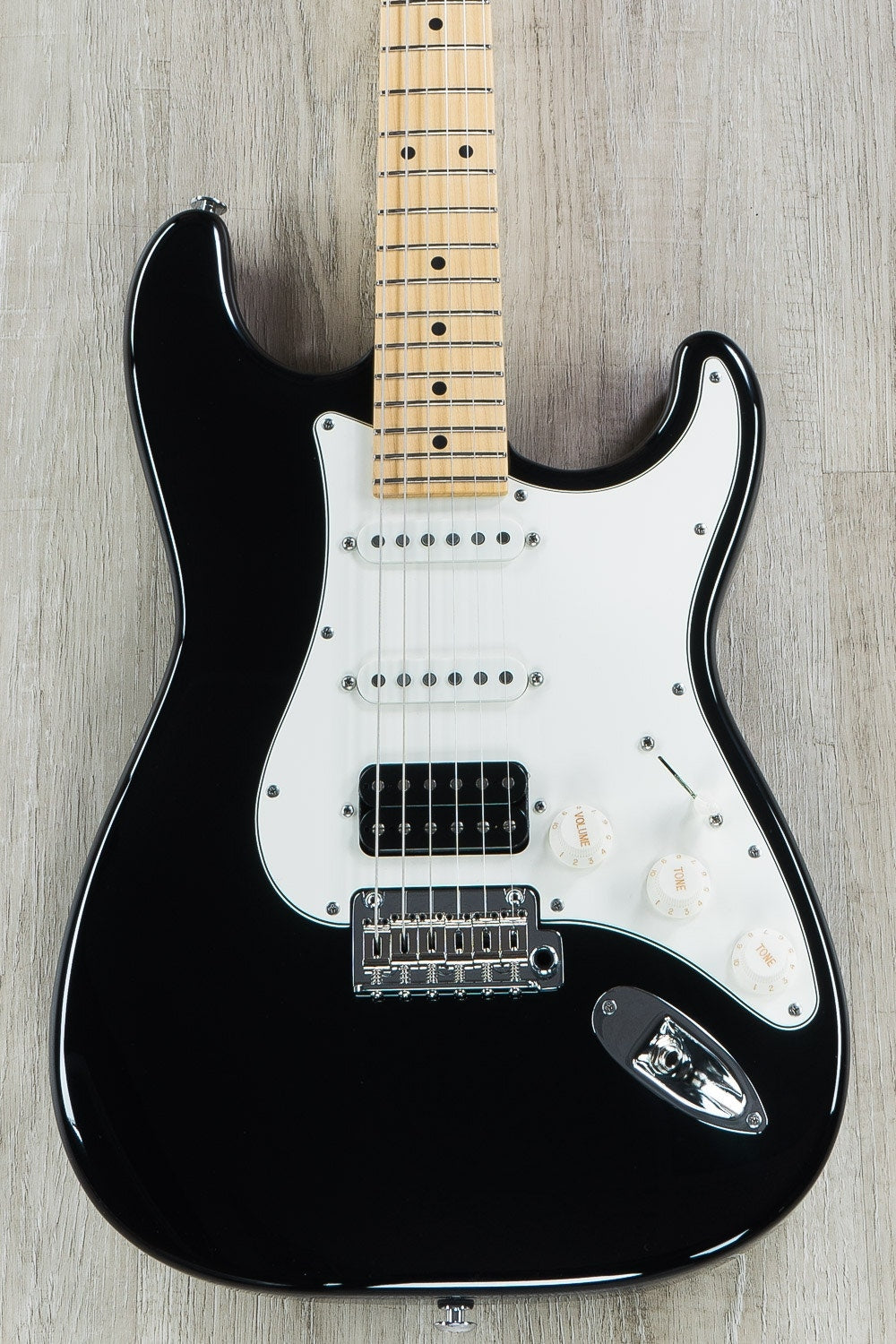 Suhr Classic Pro Tinted Maple Fingerboard HSS Electric Guitar (Black)