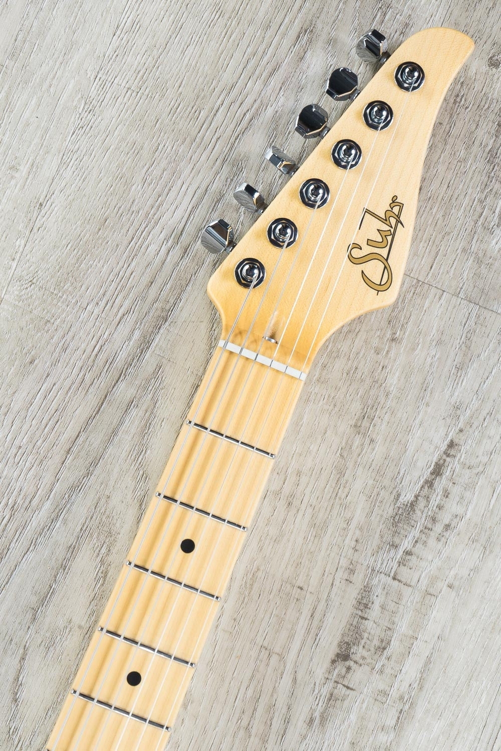 Suhr Classic Pro Tinted Maple Fingerboard HSS Electric Guitar (Black)