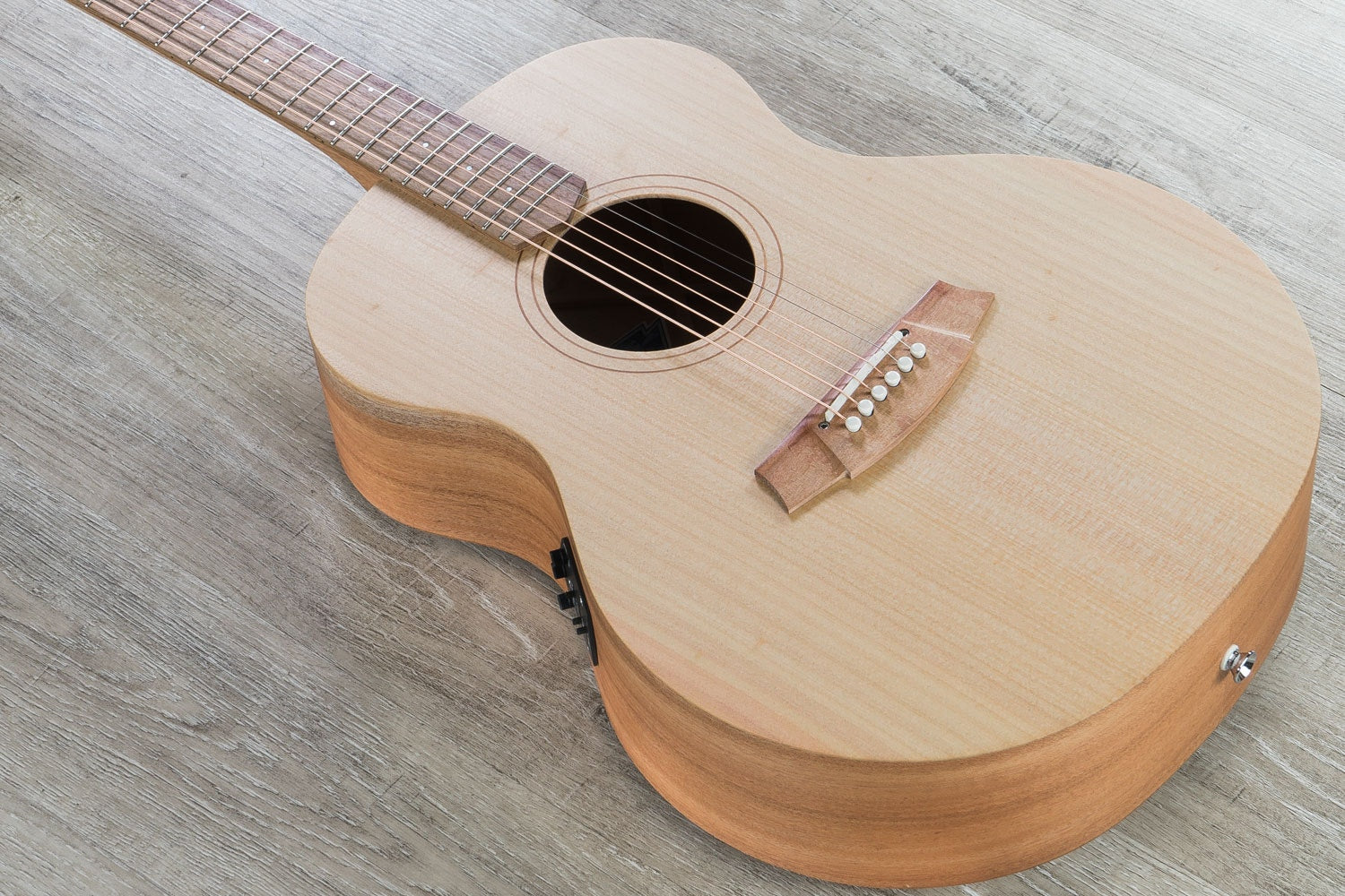 Cole Clark Angel 1 Series Auditorium AN1E-BM Acoustic-Electric Guitar, Bunya Top, Queensland Maple Back & Sides