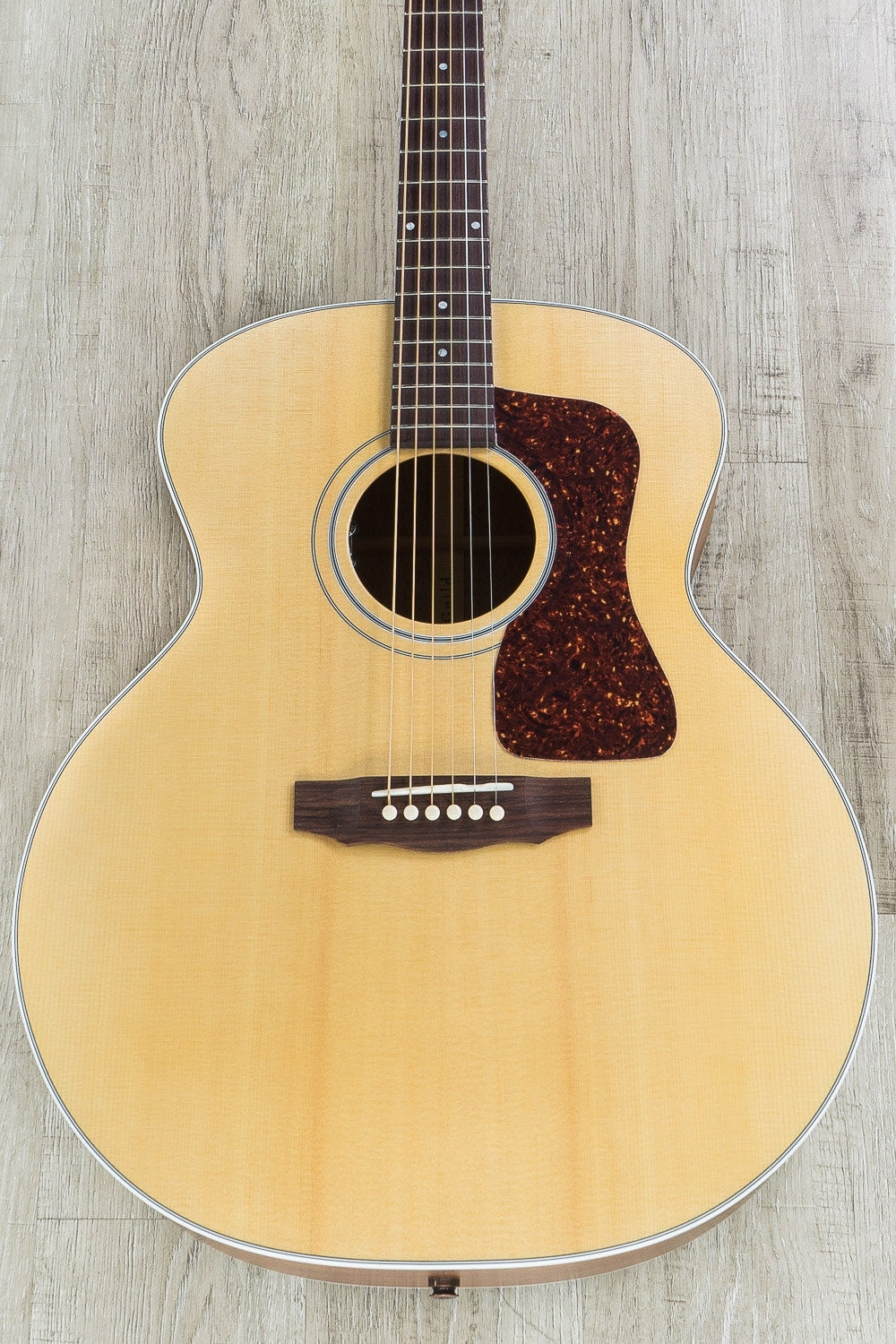 Guild F-40E Acoustic-Electric Guitar, Spruce Top, Mahogany Back and Sides, Hard Case - Natural