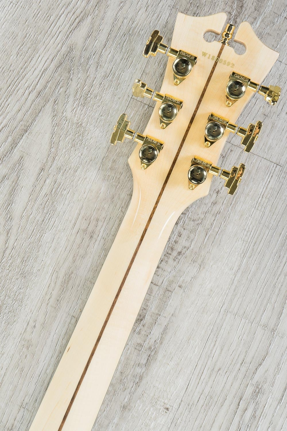 D'Angelico Deluxe Ludlow Solidbody Electric Guitar, Hard Case - Natural Swamp Ash