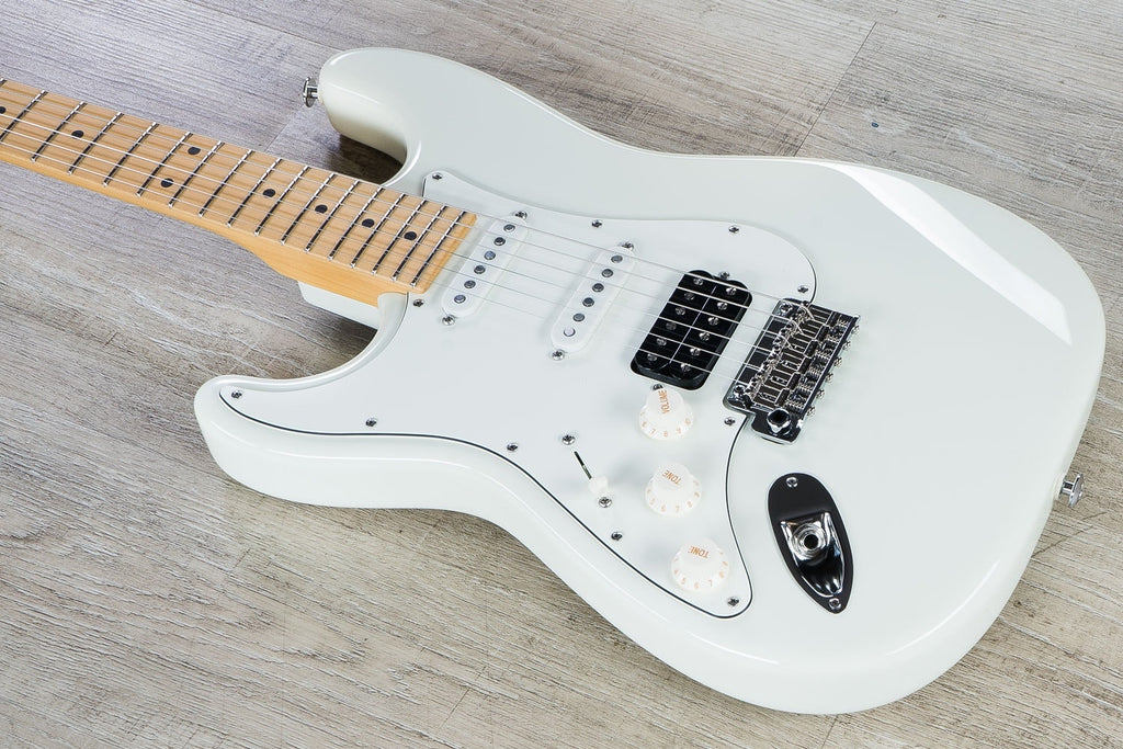 Suhr CP-L-OWH-TM-HSS Left Handed Classic Pro, Tinted Maple Fingerboard, HSS, Electric Guitar - Olympic White