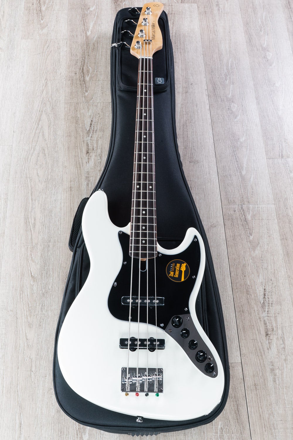 Sire Marcus Miller V3 2nd Gen 4-String Bass Guitar, AWH Antique White w/ Bag