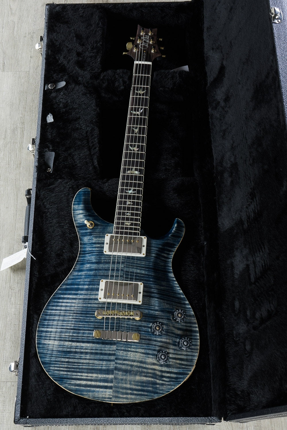 PRS Paul Reed Smith McCarty 594 Electric Guitar, Pattern Vintage, Flame Maple 10-Top, Hard Case - Faded Whale Blue