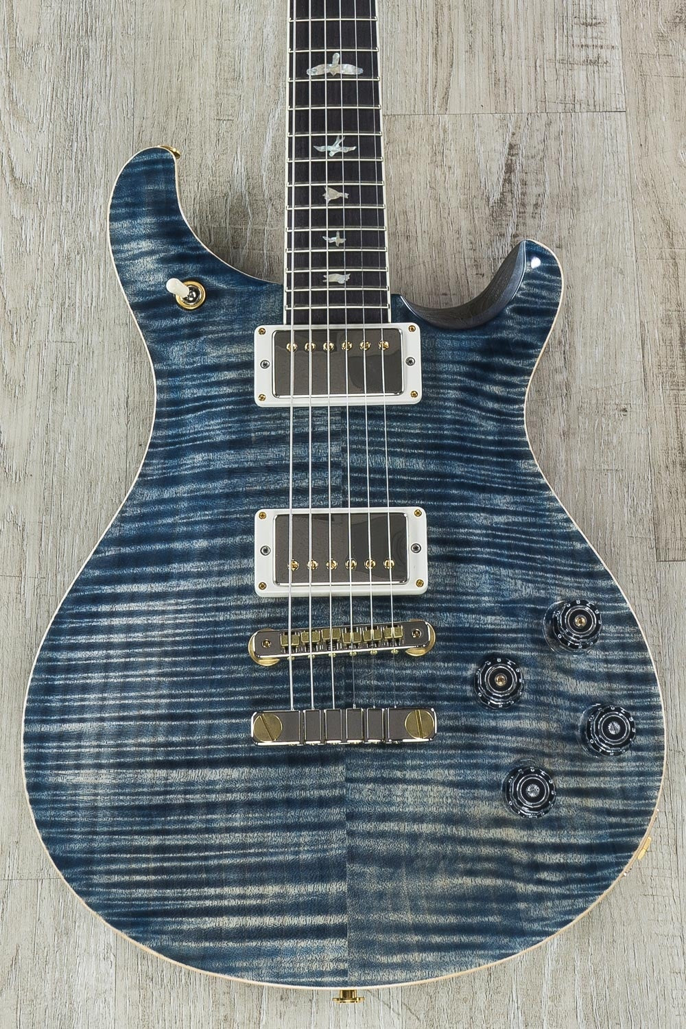 PRS Paul Reed Smith McCarty 594 Electric Guitar, Pattern Vintage, Flame Maple 10-Top, Hard Case - Faded Whale Blue