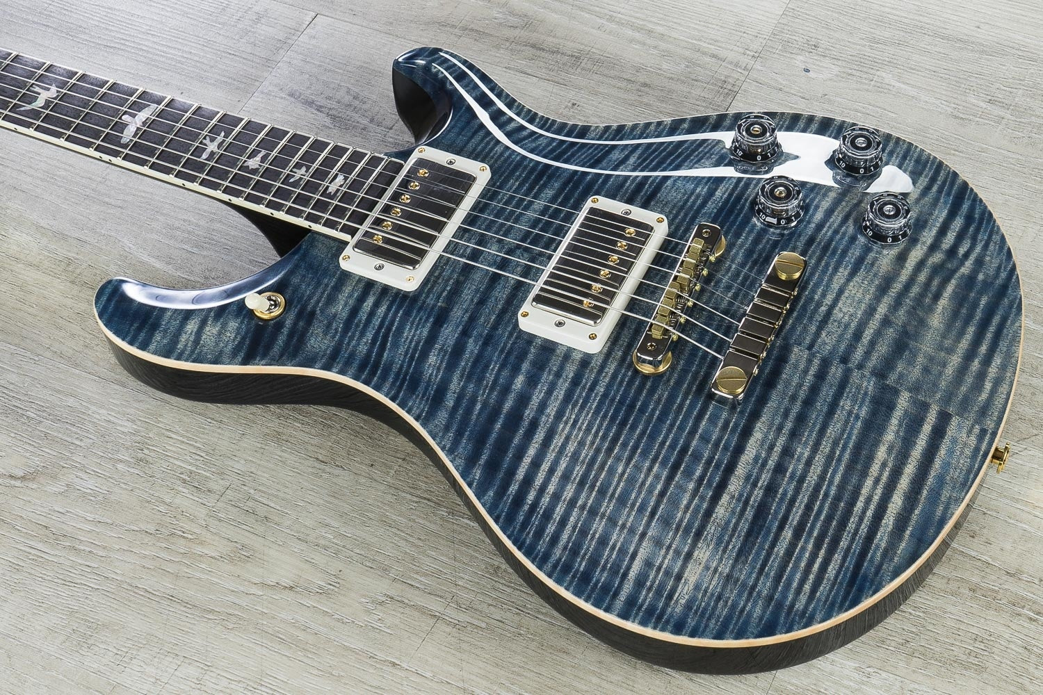 PRS Paul Reed Smith McCarty 594 Electric Guitar, Pattern Vintage, Flame Maple 10-Top, Hard Case - Faded Whale Blue