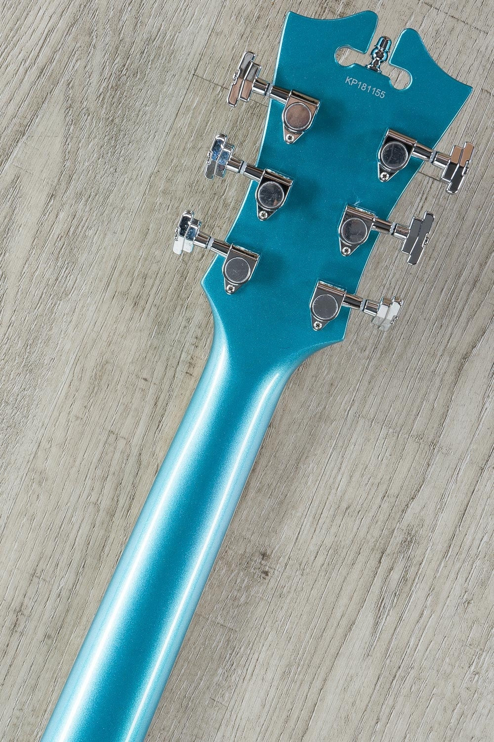 D'Angelico Premier SS Semi-Hollowbody HH Electric Guitar, Stairstep Tailpiece, Gig Bag - Ocean Turquoise