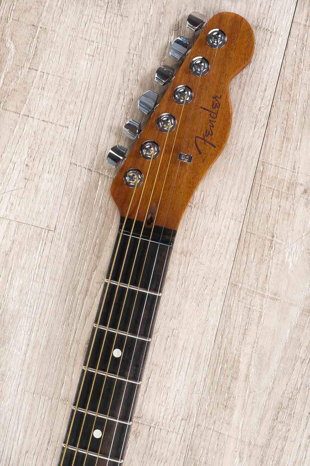 Fender American Acoustasonic Telecaster Acoustic Guitar, Ebony Fingerboard, Natural