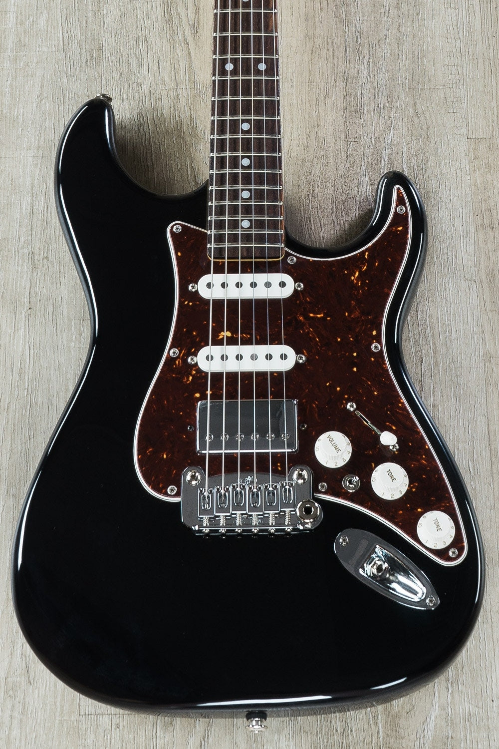 G&L USA Legacy HSS Electric Guitar, Rosewood Fingerboard - Black