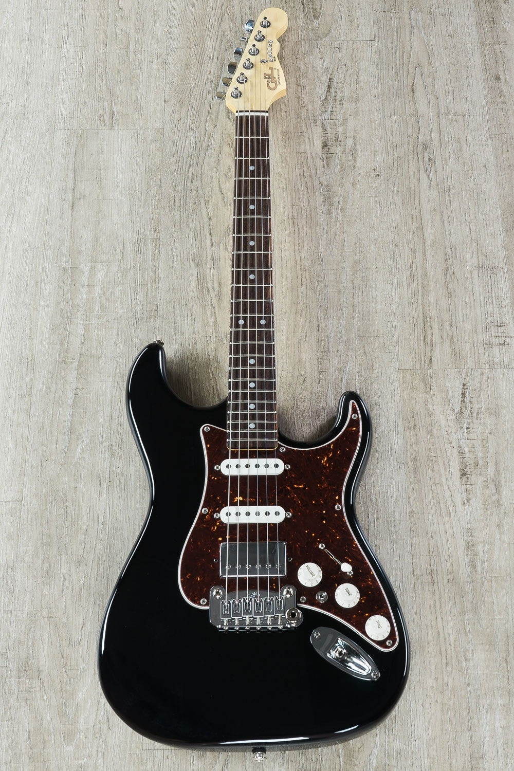 G&L USA Legacy HSS Electric Guitar, Rosewood Fingerboard - Black