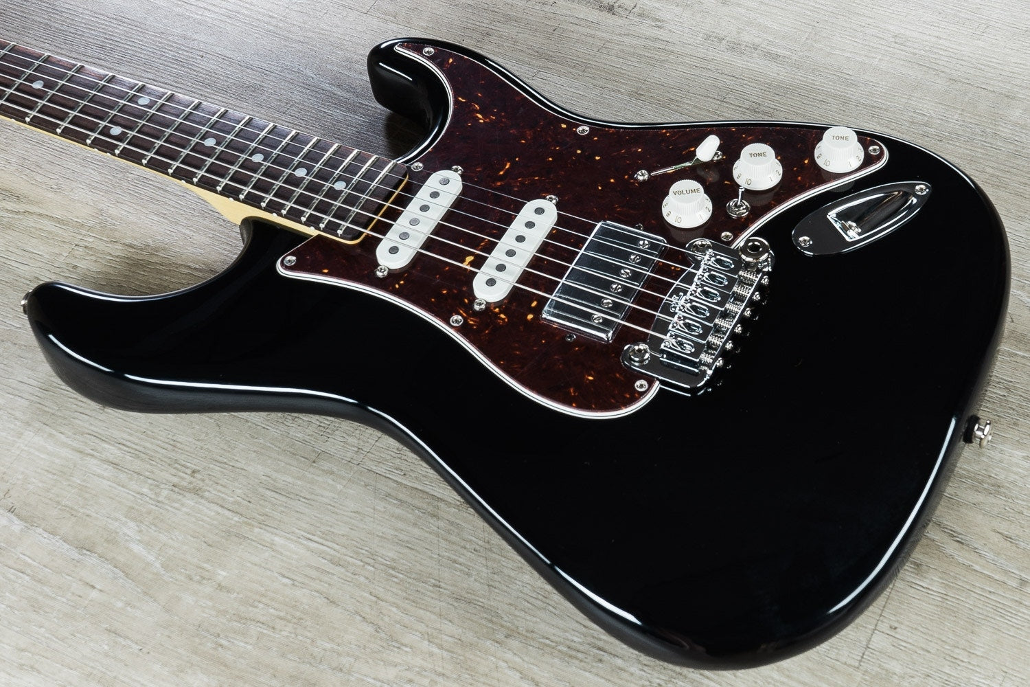 G&L USA Legacy HSS Electric Guitar, Rosewood Fingerboard - Black