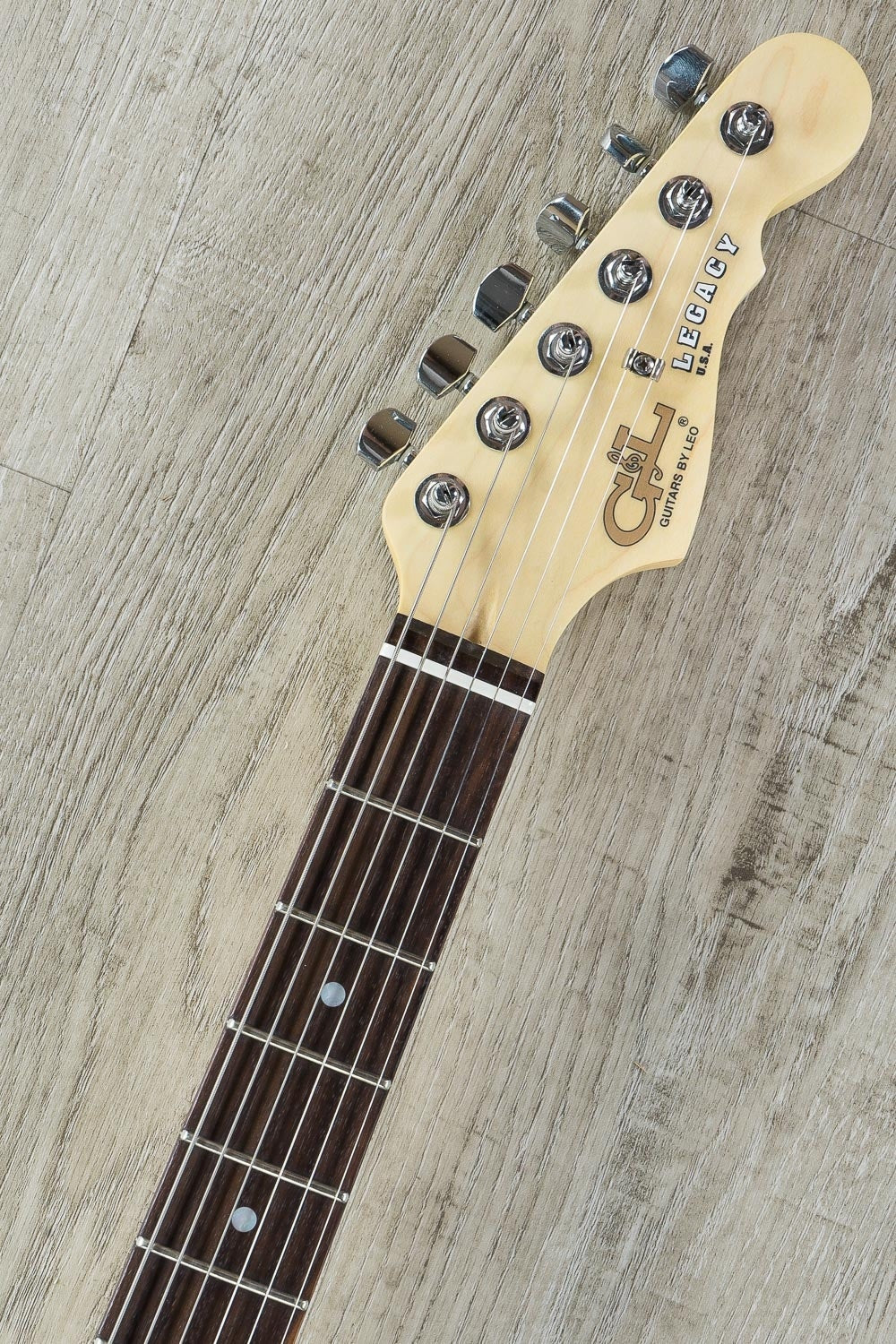 G&L USA Legacy HSS Electric Guitar, Rosewood Fingerboard - Black