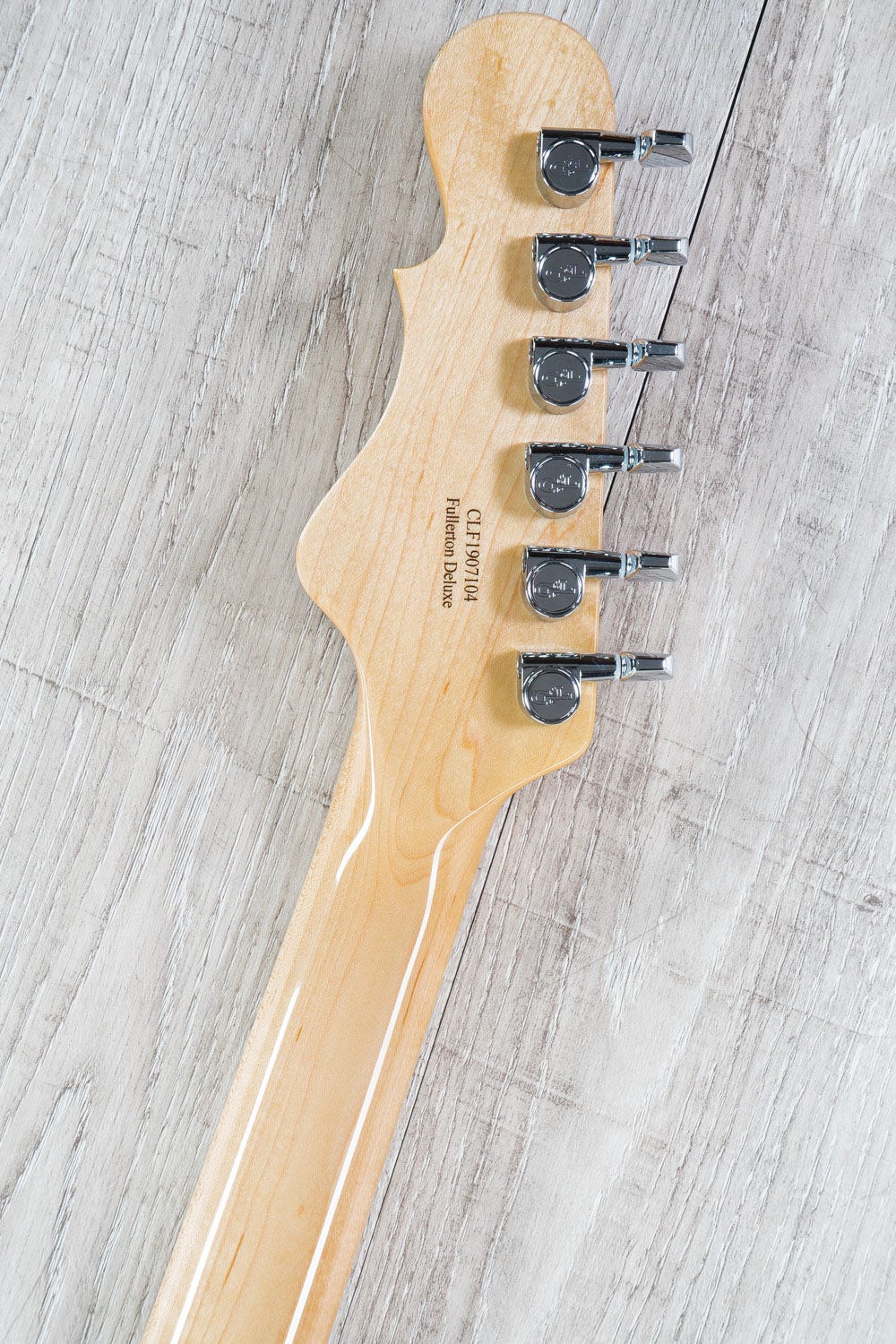 G&L Guitars Fullerton Deluxe Skyhawk Electric Guitar, Maple Fingerboard, Clear Orange