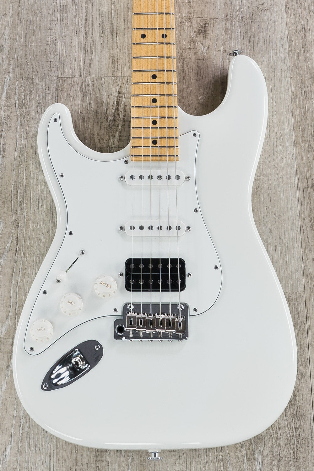 Suhr Guitars Classic S Left-Handed Electric Guitar, Maple Fingerboard, HSS, Olympic White