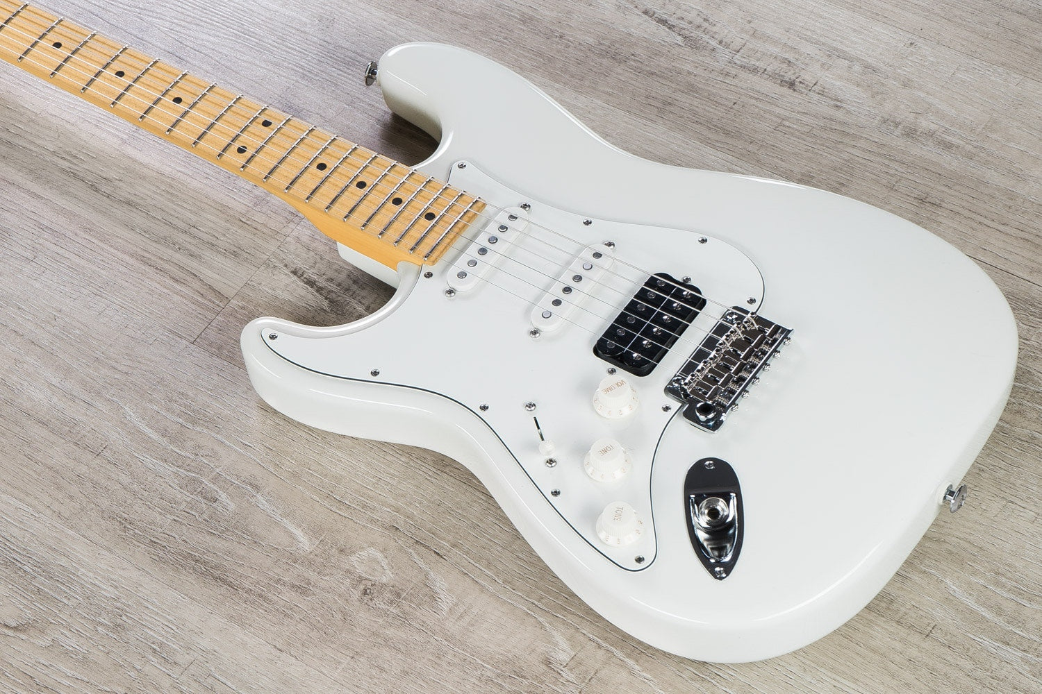 Suhr Guitars Classic S Left-Handed Electric Guitar, Maple Fingerboard, HSS, Olympic White