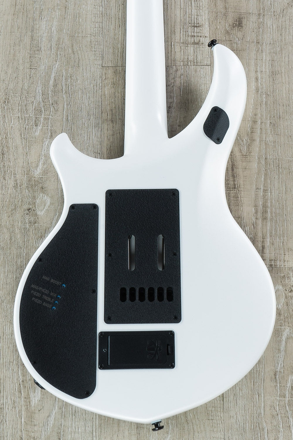 Ernie Ball Music Man John Petrucci Majesty 6-String Electric Guitar, Polished Ebony Fretboard - Glacial Frost