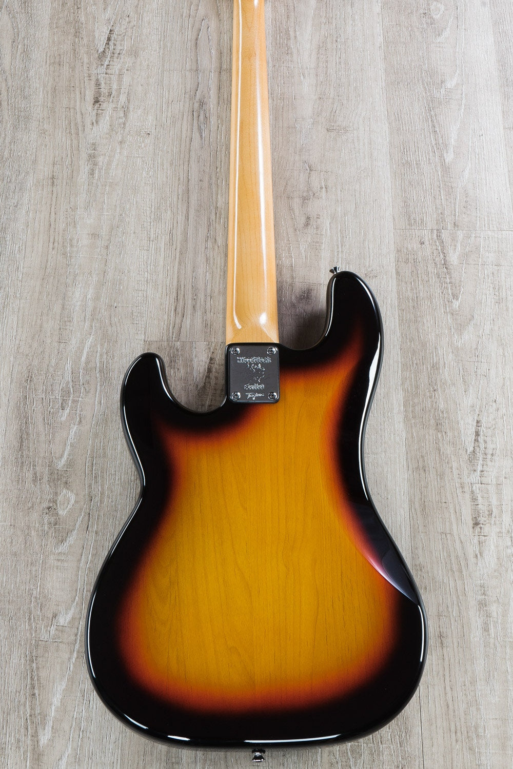 Tagima Guitars TW-66 Electric Bass Guitar, White Pickguard, Sunburst TW66