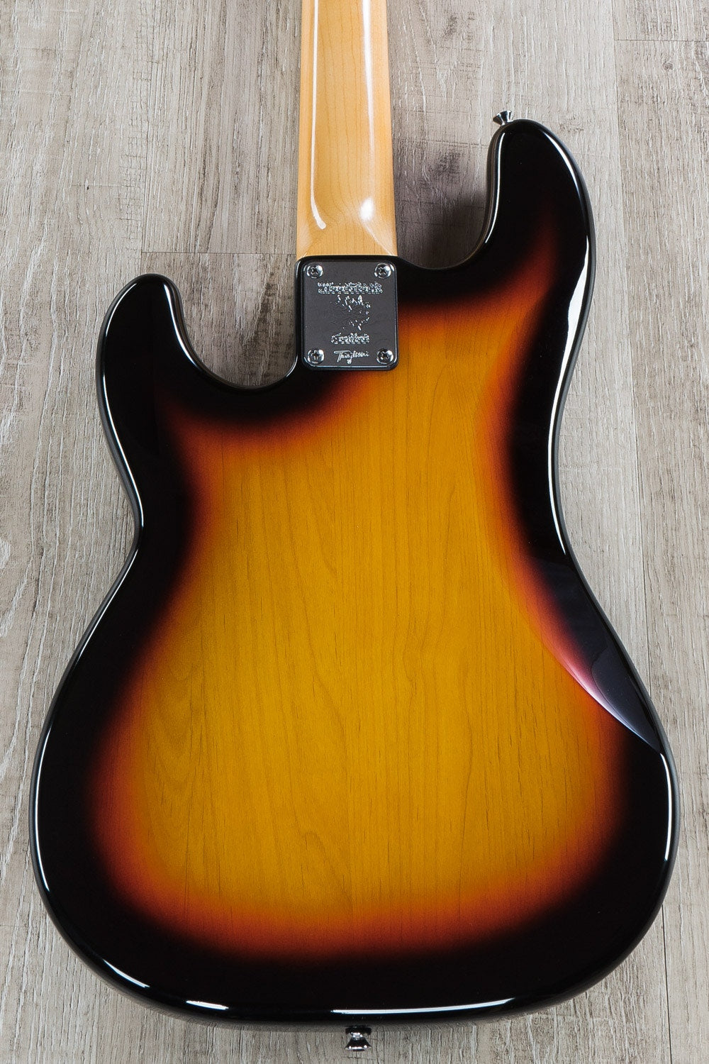 Tagima Guitars TW-66 Electric Bass Guitar, White Pickguard, Sunburst TW66