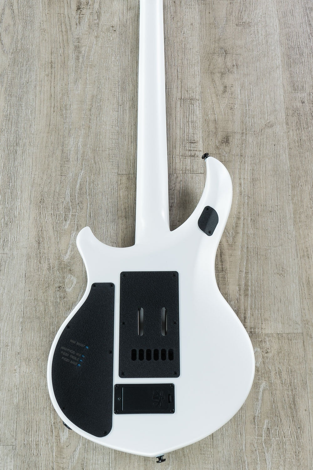 Ernie Ball Music Man John Petrucci Majesty 6-String Electric Guitar, Polished Ebony Fretboard - Glacial Frost