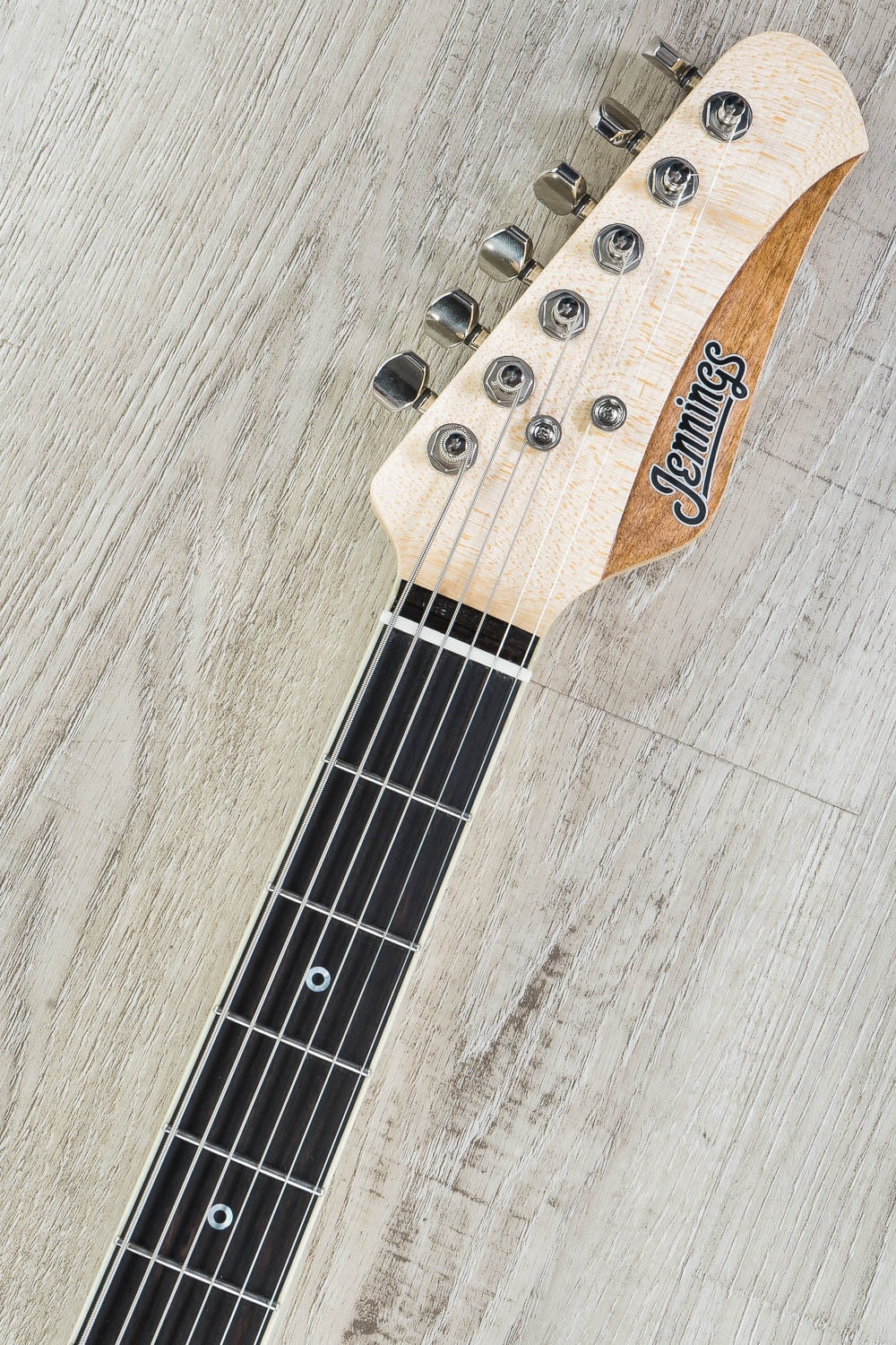Jennings Baritone Voyager Electric Guitar, Ebony Fretboard - Espresso Mahogany