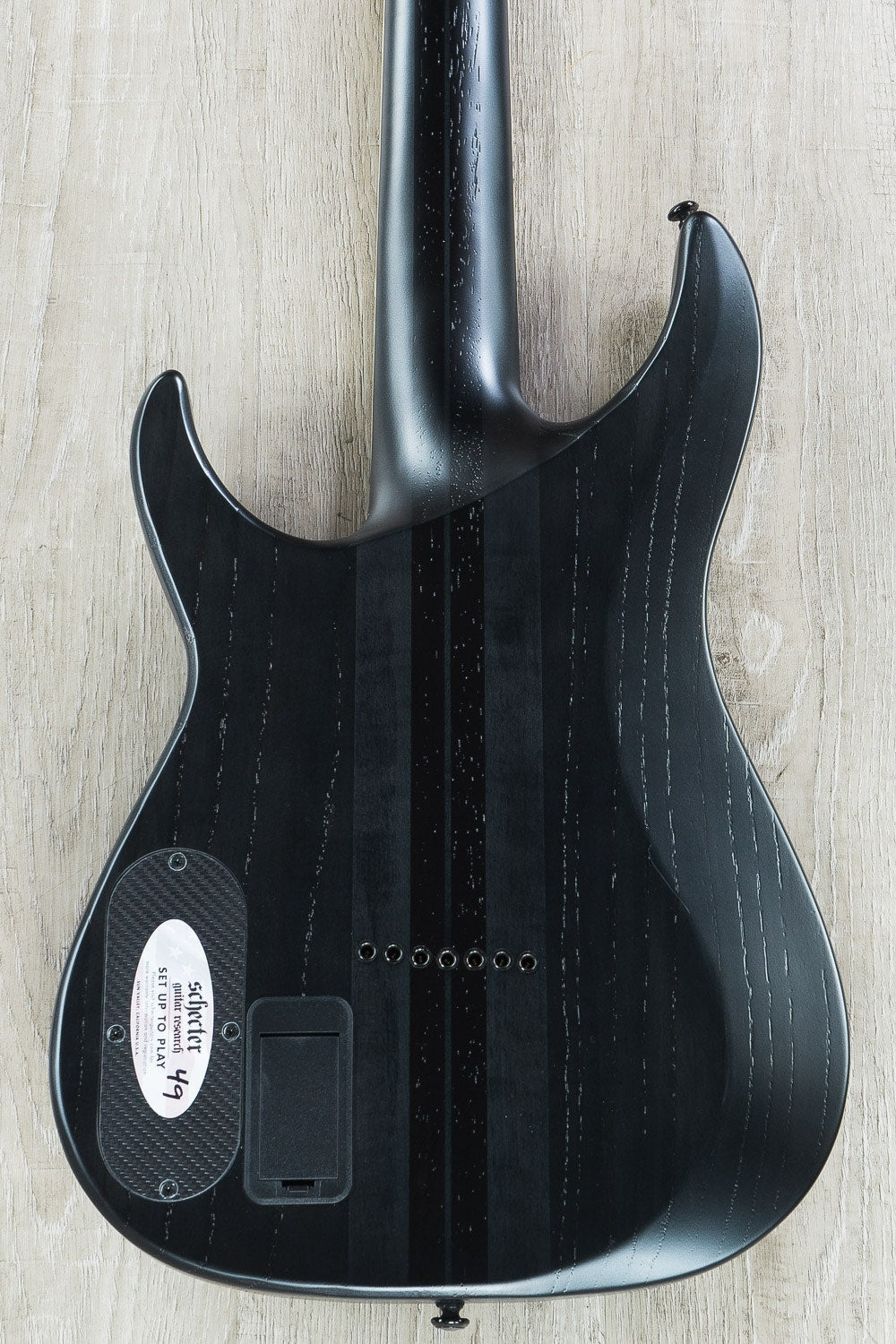 Schecter Keith Merrow KM-7 MK-II 7-String Electric Guitar, Flamed Maple Top - See-Thru Black Pearl