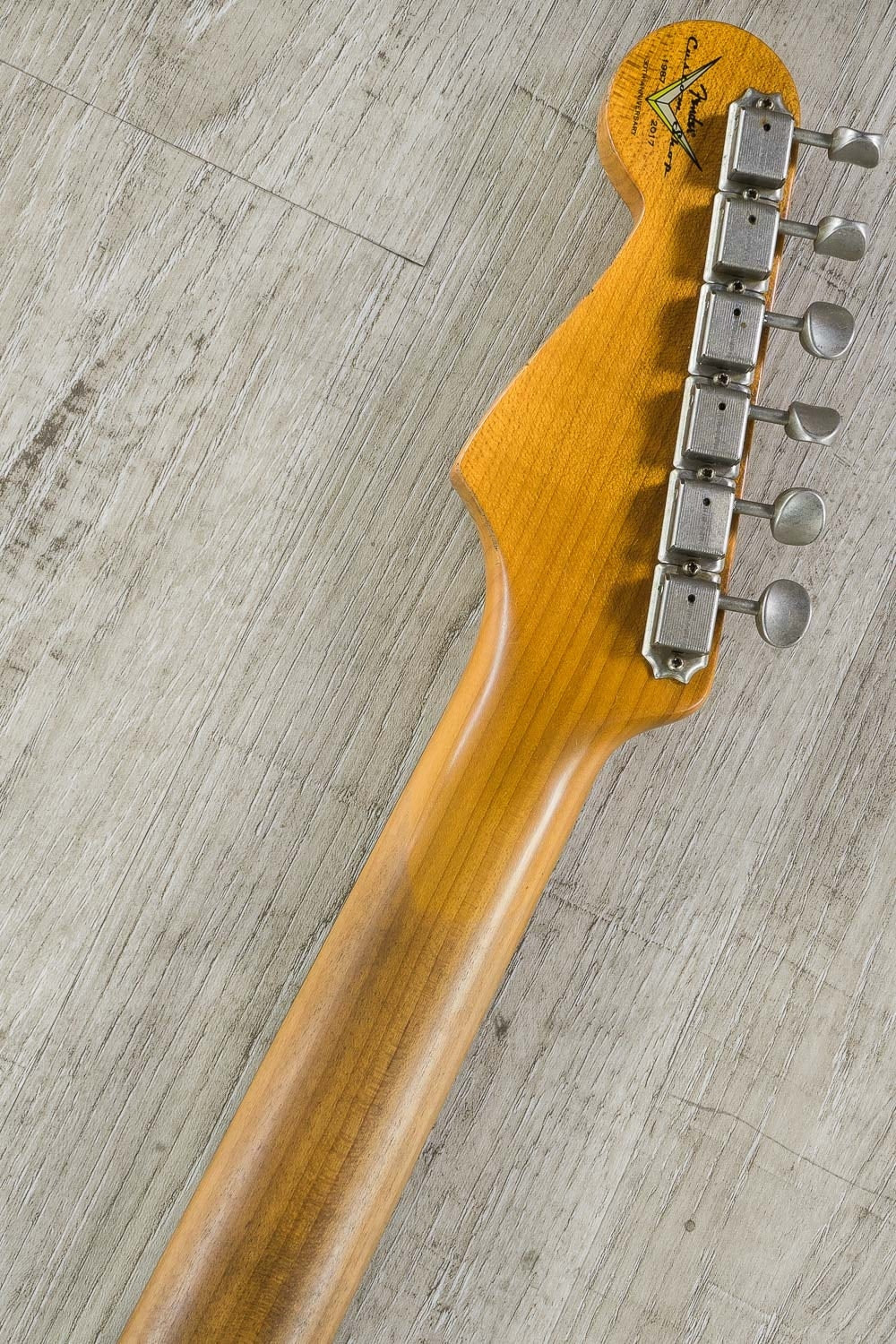 Fender Custom Shop Limited Edition '59 Stratocaster Heavy Relic Electric Guitar, Rosewood Fingerboard - Aged Sherwood Green Metallic