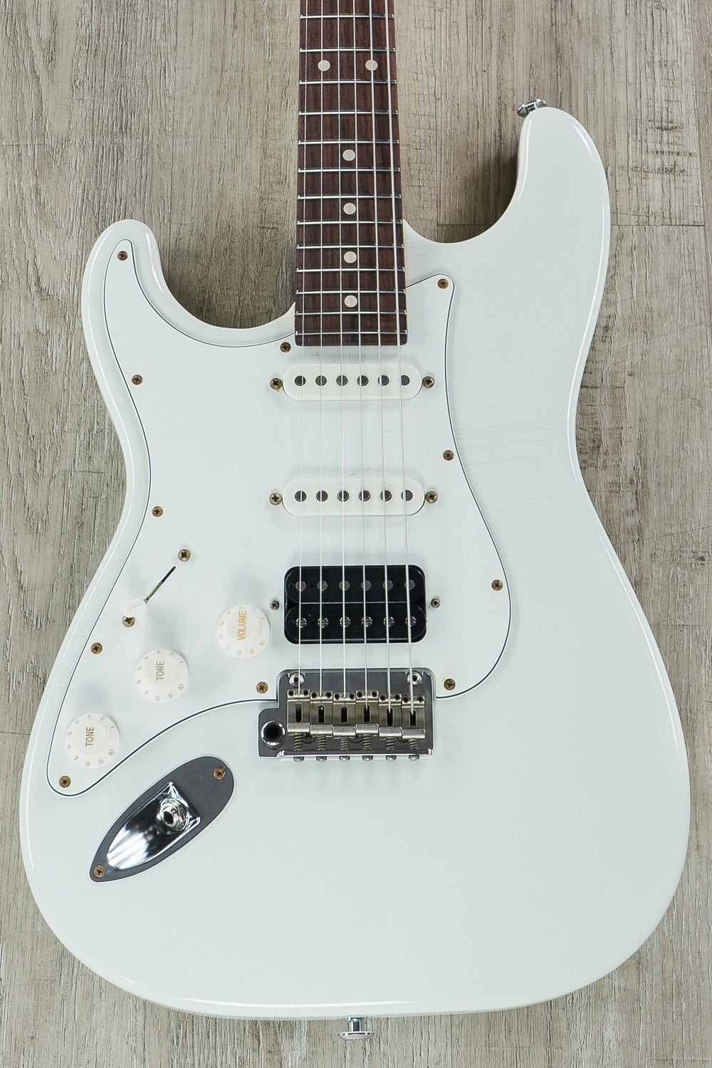 Suhr Classic Antique Pro HSS Left-Handed Electric Guitar, Indian Rosewood Fingerboard, Deluxe Gig Bag - Olympic White