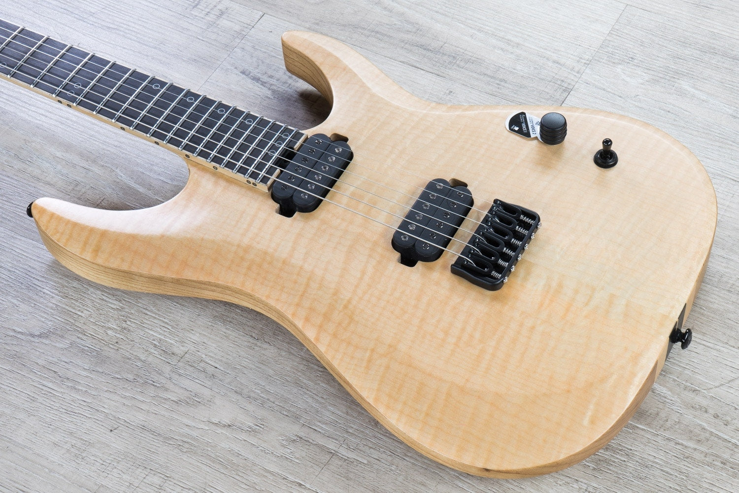 Schecter Keith Merrow KM-6 MK-II 6-String Electric Guitar, Flamed Maple Top - Natural Pearl