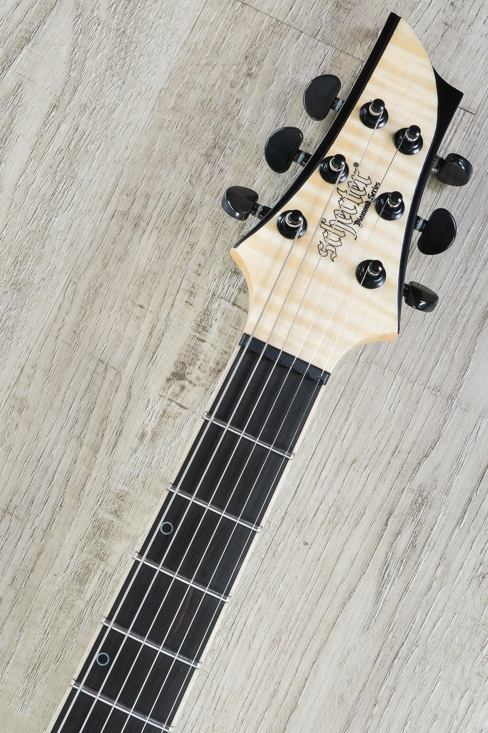 Schecter Keith Merrow KM-6 MK-II 6-String Electric Guitar, Flamed Maple Top - Natural Pearl