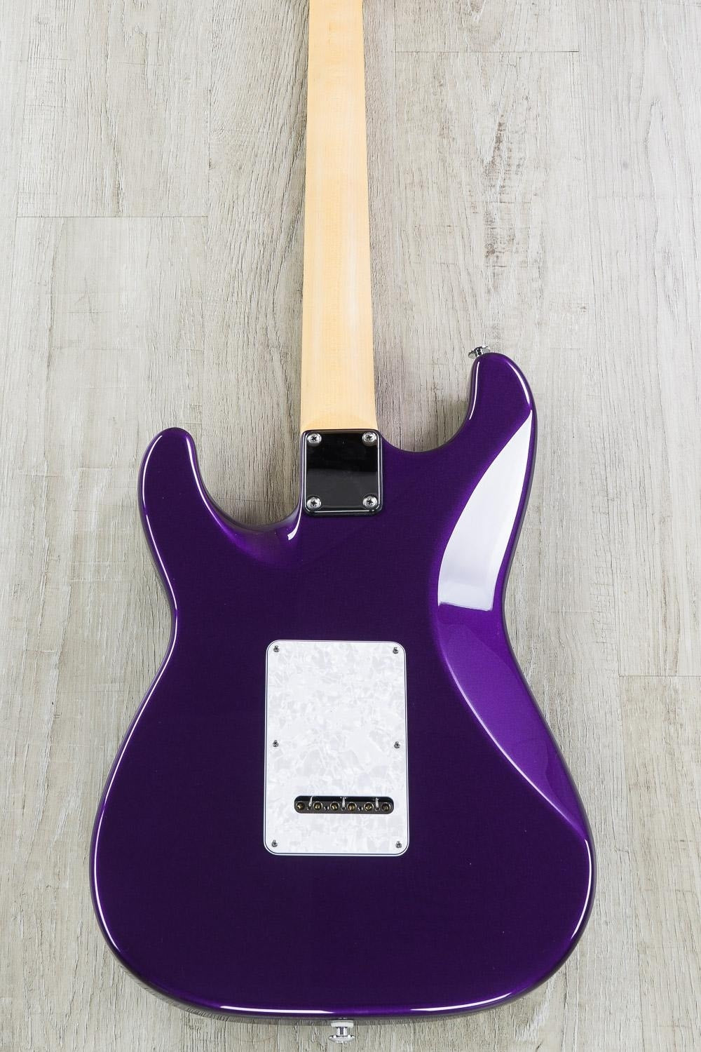 Suhr Classic HSS Electric Guitar, Maple Fingerboard, Hard Case - Candy Cobalt Purple