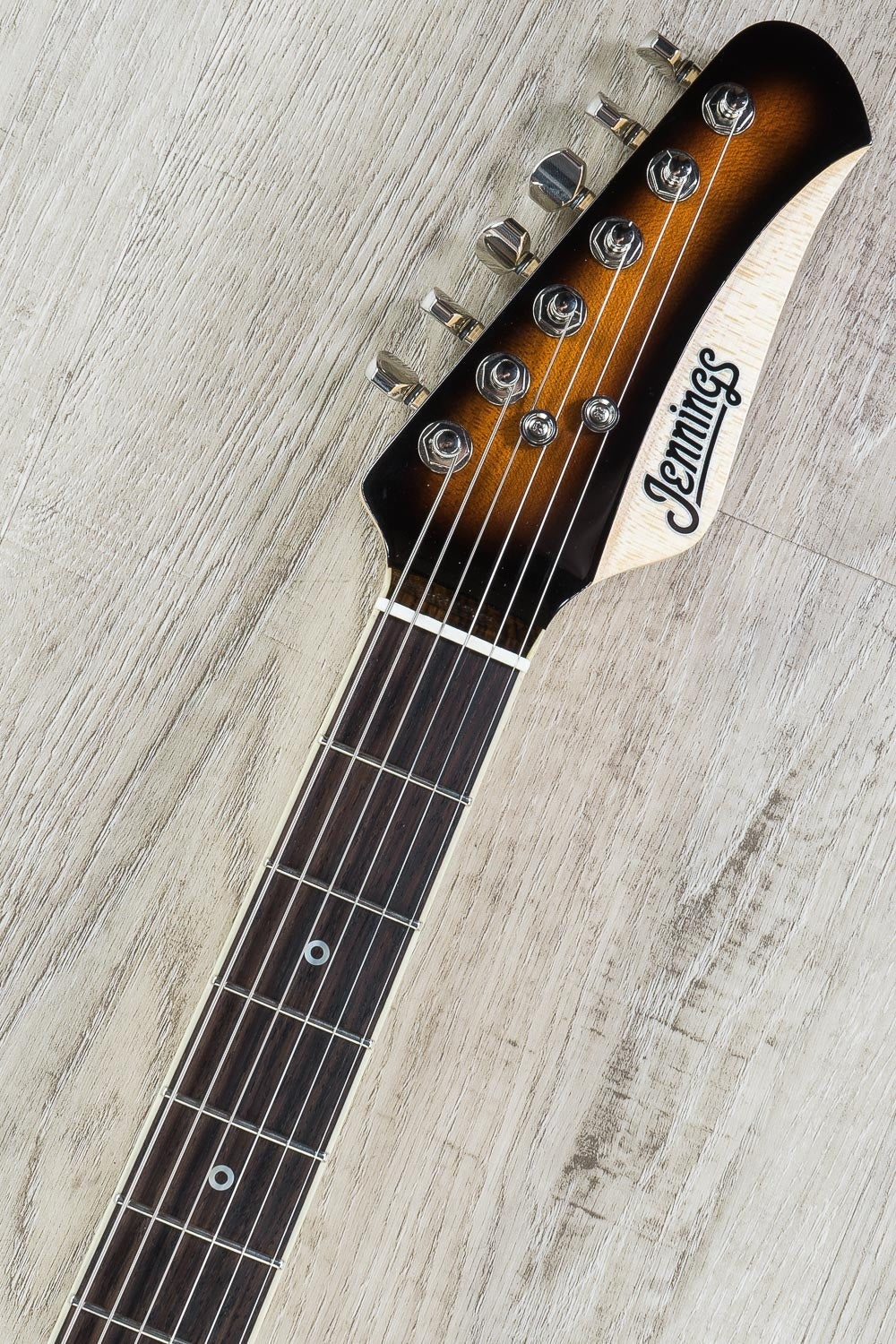 Jennings Voyager Electric Guitar, Rosewood Fretboard, Bigsby with Roller Bridge - Sunburst