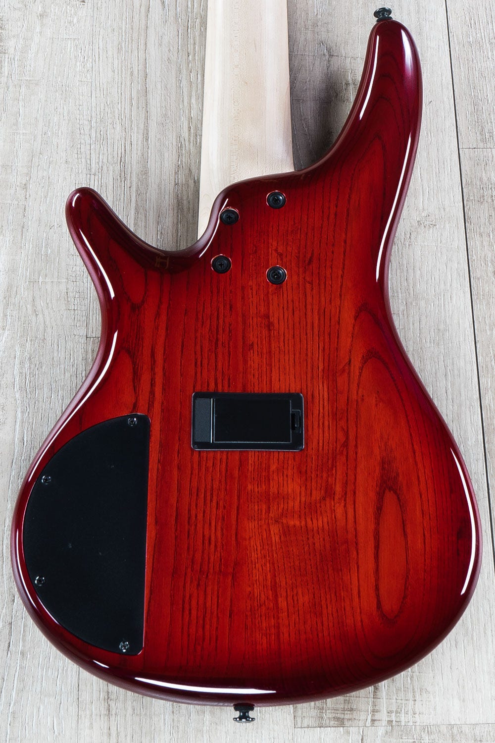 Ibanez ANB205 Adam Nitti Bass Guitar, Maple Fretboard, Transparent Wine Red Burst