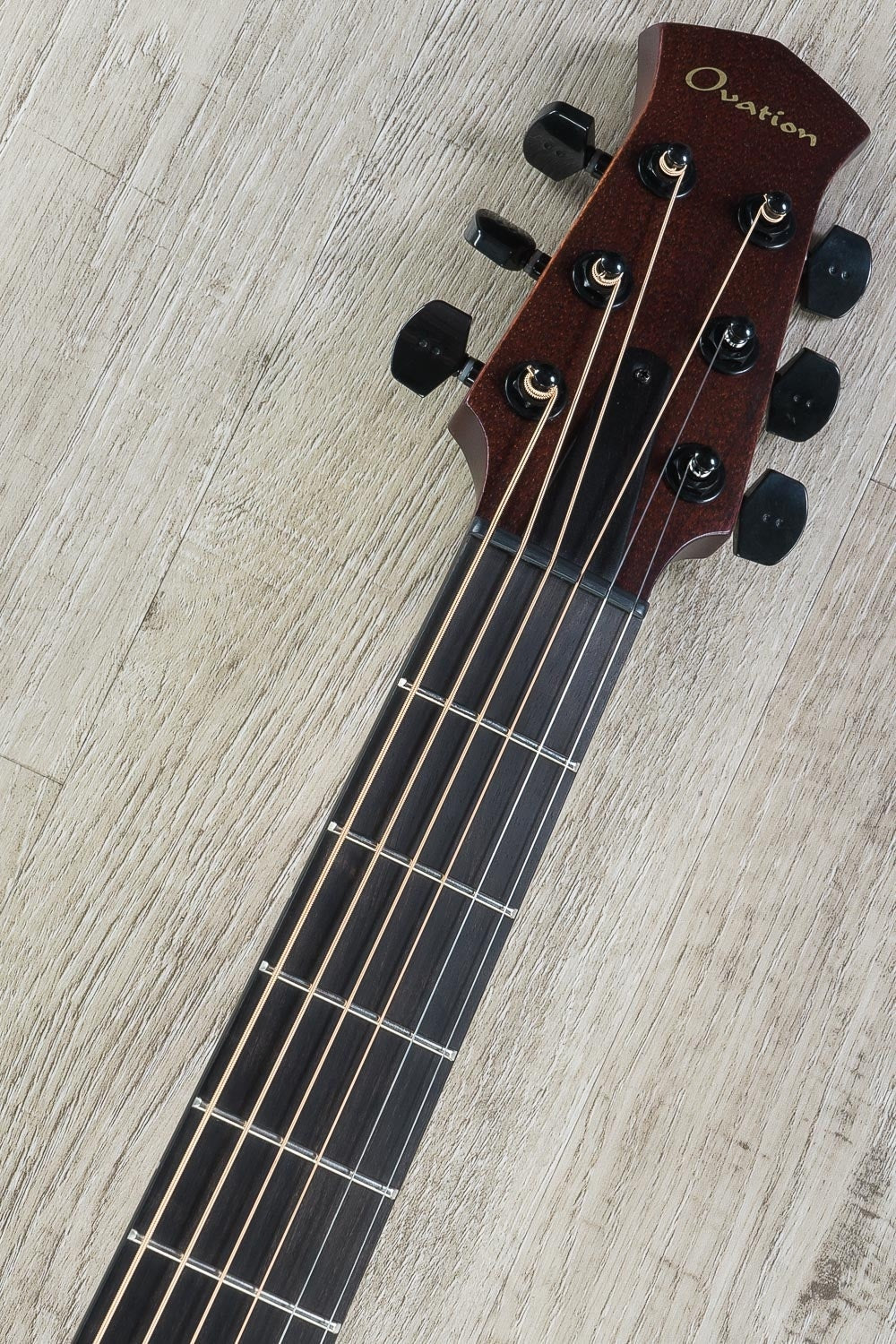 Ovation American SX Series Main Street Acoustic-Electric Guitar, Deep Contour Cutaway, Hard Case - Mahogany Burst