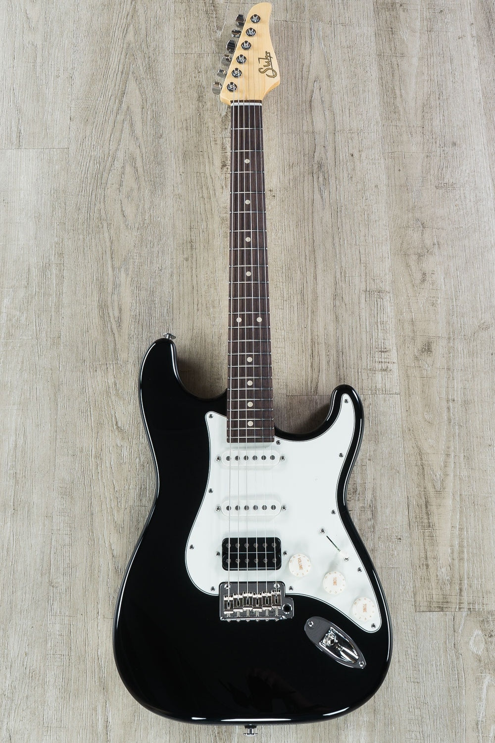 Suhr Classic S HSS Electric Guitar, Indian Rosewood Fingerboard, SSCII, Deluxe Padded Gig Bag - Black