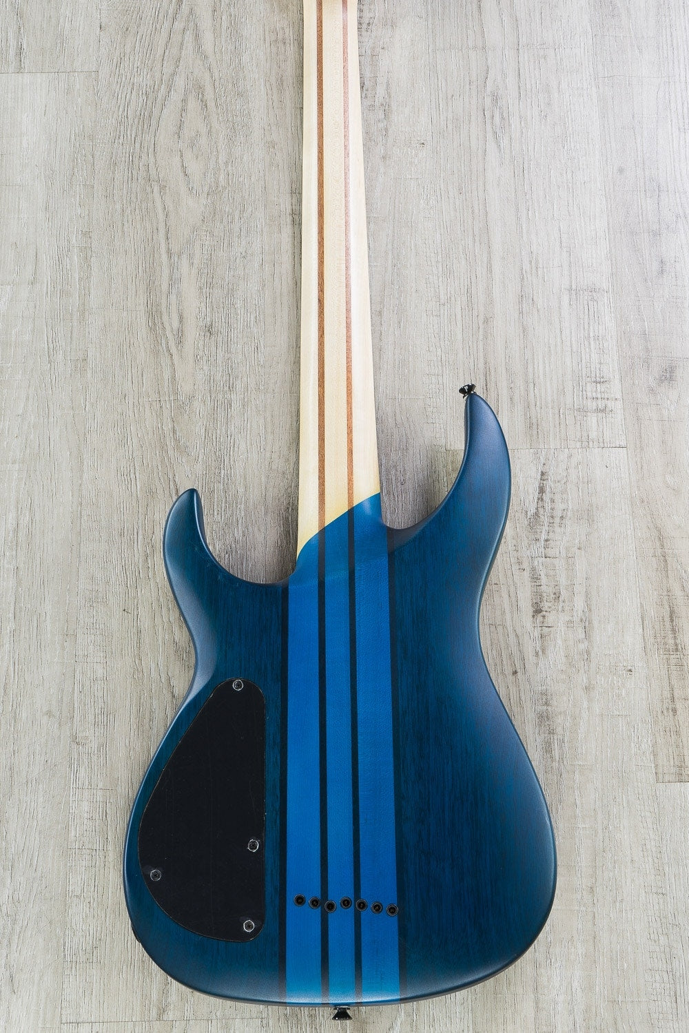 Legator Joshua Travis Signature Ninja 300-PRO 7-String Electric Guitar - Satin Blue Burl