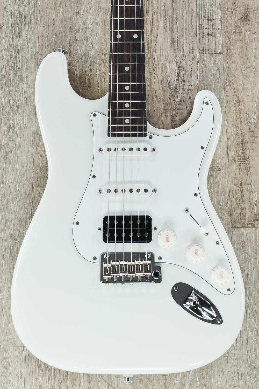 Suhr Classic S Electric Guitar, Indian Rosewood Fingerboard, HSS, SSCII, Deluxe Gig Bag - Olympic White
