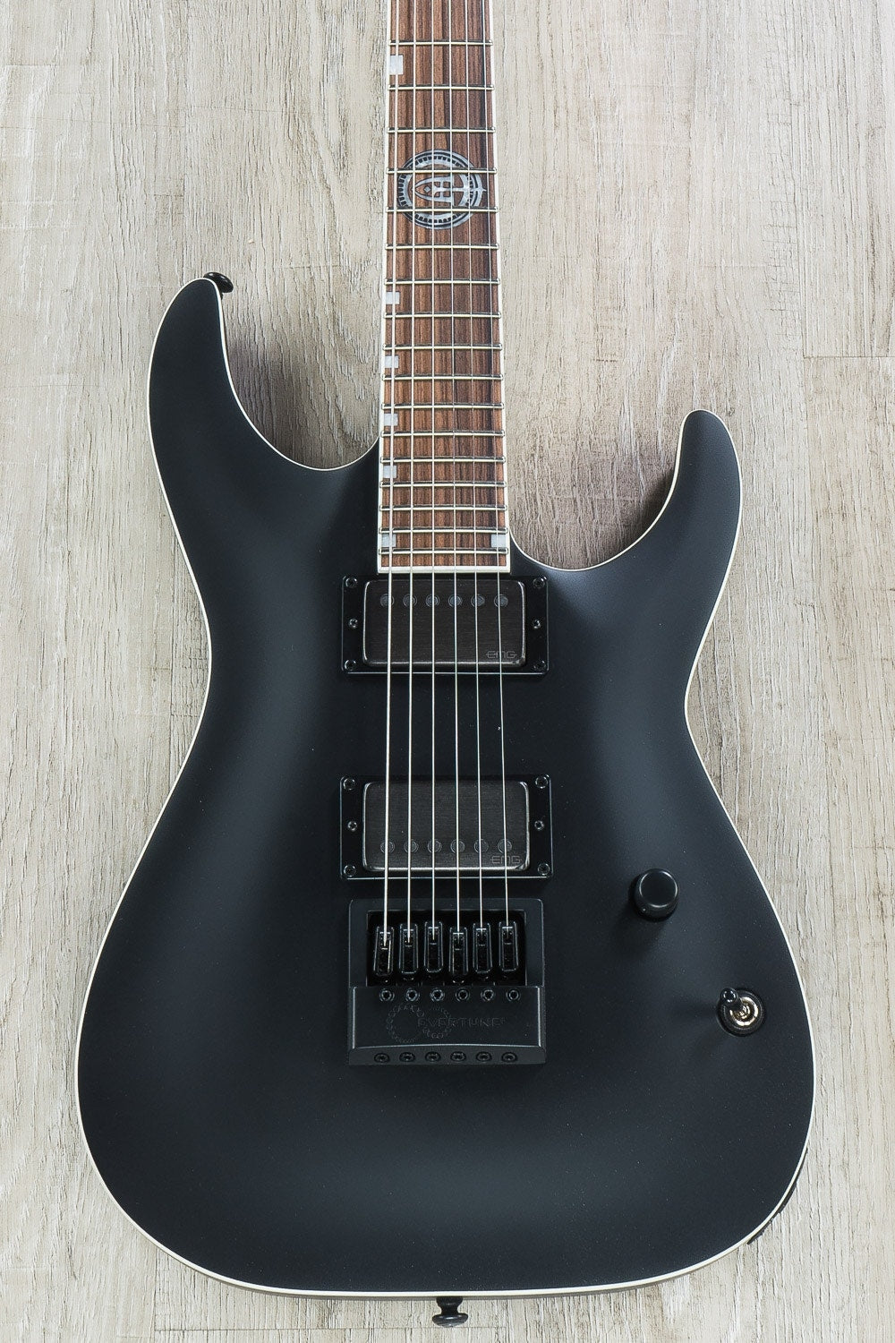 ESP LTD AJ-1 Evertune Andy James Signature Series Electric Guitar - Black Satin
