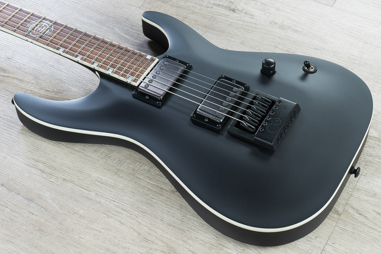 ESP LTD AJ-1 Evertune Andy James Signature Series Electric Guitar - Black Satin