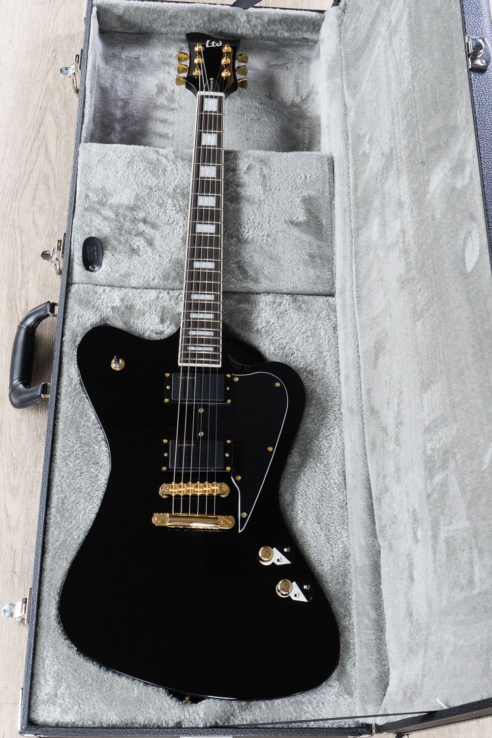 ESP LTD Bill Kelliher Sparrowhawk Electric Guitar, Ebony Fingerboard, Black