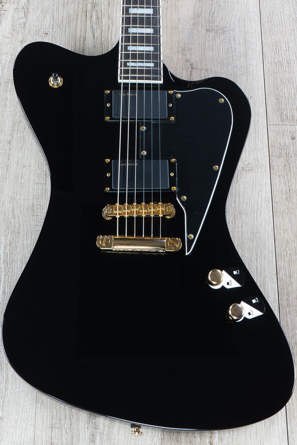 ESP LTD Bill Kelliher Sparrowhawk Electric Guitar, Ebony Fingerboard, Black