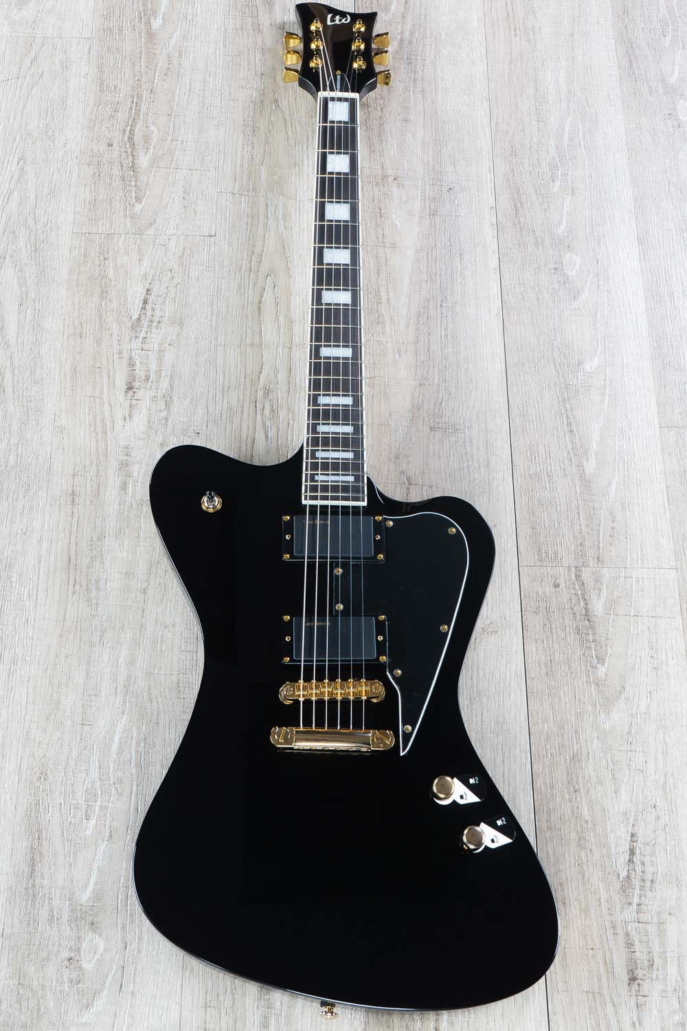 ESP LTD Bill Kelliher Sparrowhawk Electric Guitar, Ebony Fingerboard, Black