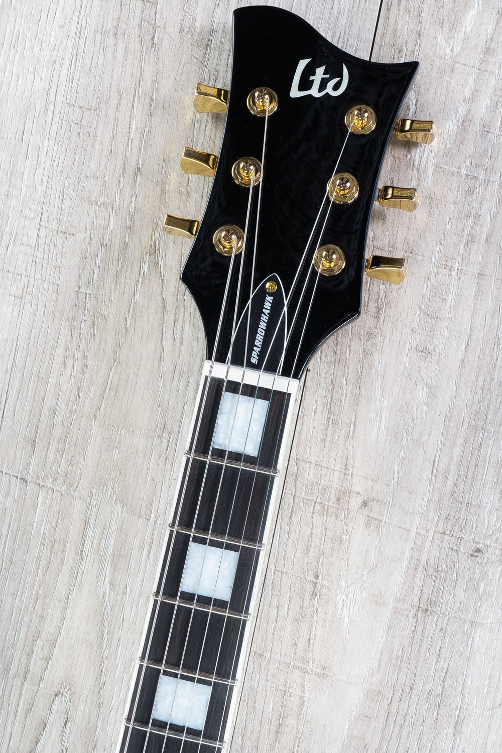 ESP LTD Bill Kelliher Sparrowhawk Electric Guitar, Ebony Fingerboard, Black