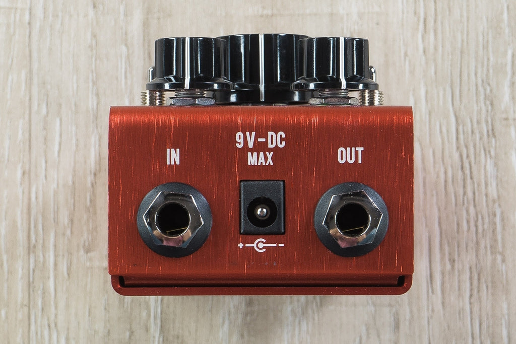 Jackson Audio Prism Buffer Boost Preamp EQ and Overdrive Guitar Effects Pedal (Limited Edition Red)